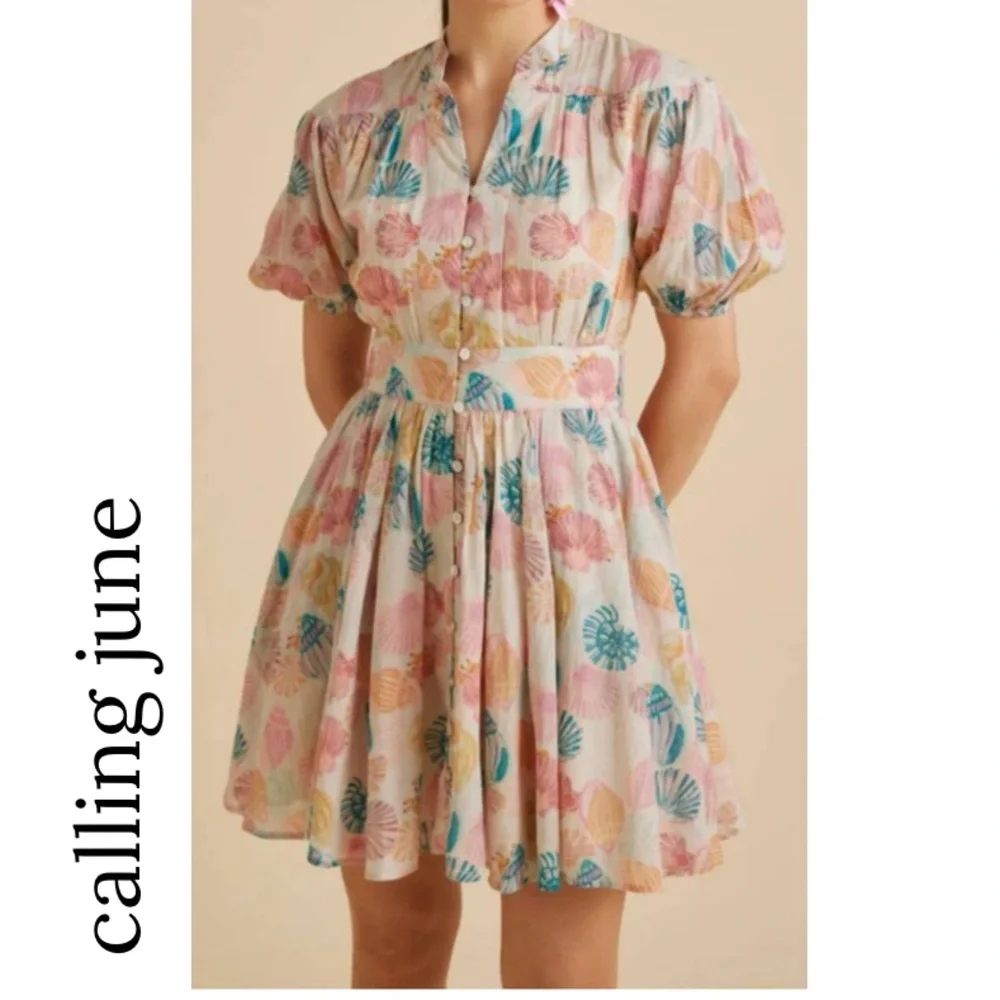 Calling June Pearl Mini Dress size M - NEW - cottagecore - coastal cowgirl - Picture 1 of 10
